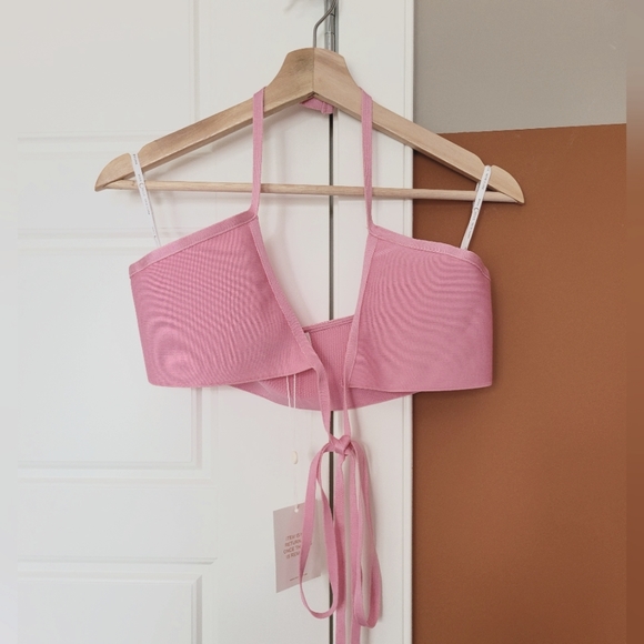 Miss Circle Dionne Pink Lace Up Bandage Set - Picture 5 of 7